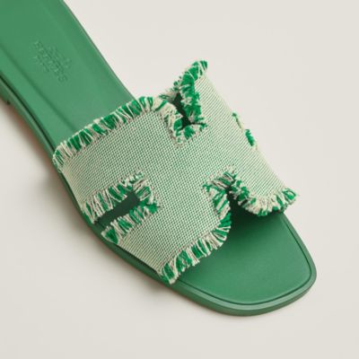 オラン - グリーン - レディス シューズ | レザーシューズ | Hermès